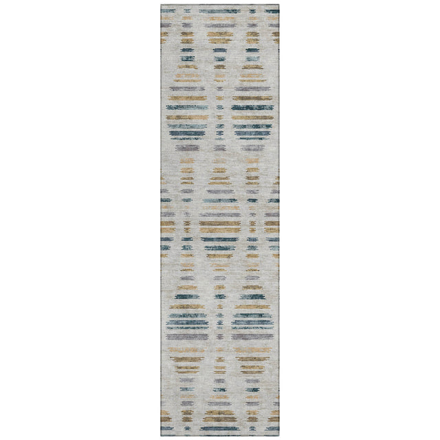 Addison Chantille ACN2027 Stripes Machine Made Transitional Linen Rug