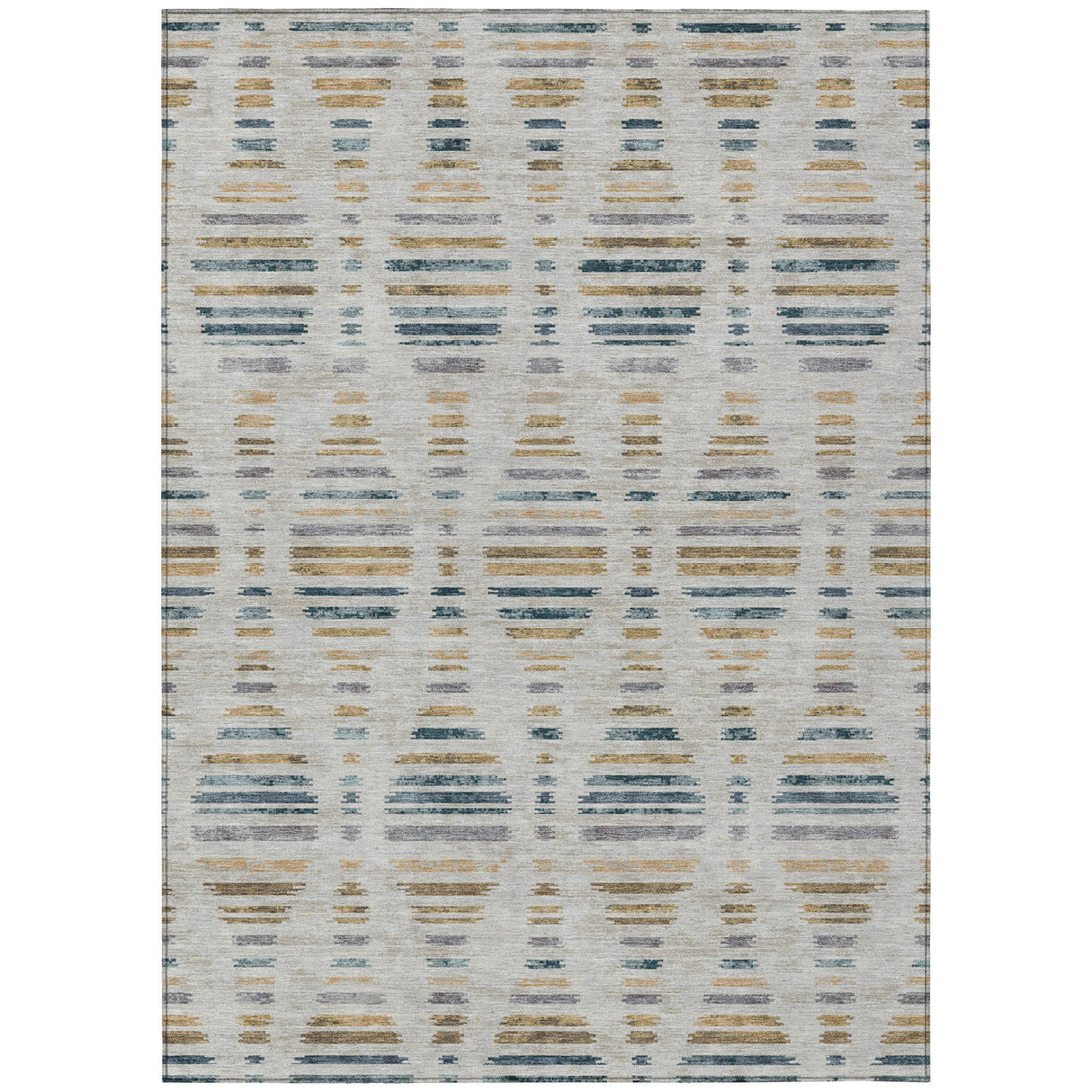 Addison Chantille ACN2027 Stripes Machine Made Transitional Linen Rug