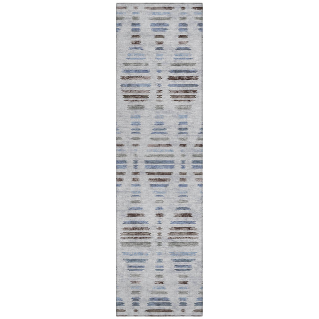 Addison Chantille ACN2027 Stripes Machine Made Transitional Putty Rug