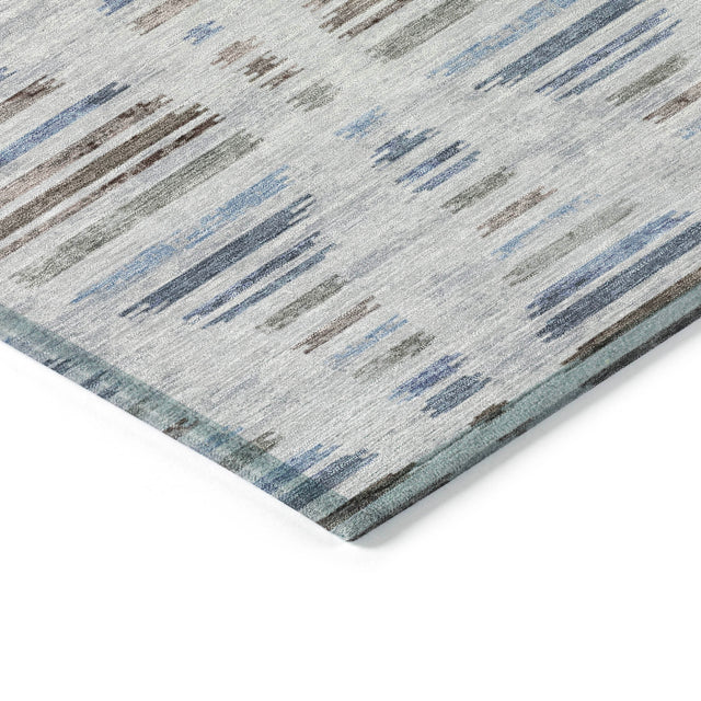 Addison Chantille ACN2027 Stripes Machine Made Transitional Putty Rug