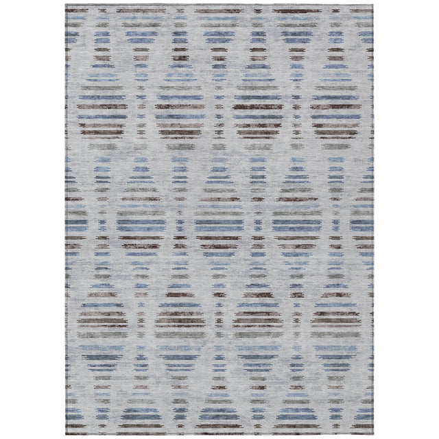 Addison Chantille ACN2027 Stripes Machine Made Transitional Putty Rug