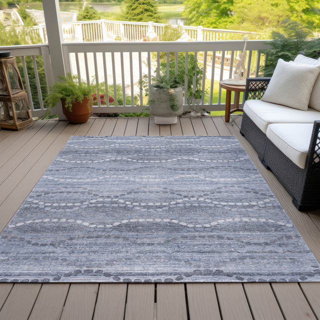 Addison Chantille ACN2030 Gradient Machine Made Transitional Blue Rug