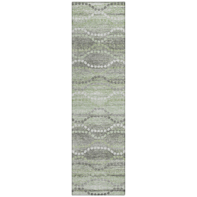 Addison Chantille ACN2030 Gradient Machine Made Transitional Green Rug