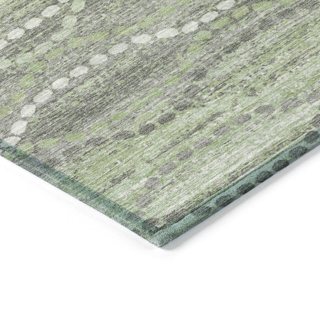 Addison Chantille ACN2030 Gradient Machine Made Transitional Green Rug