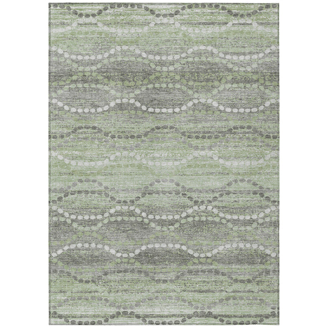 Addison Chantille ACN2030 Gradient Machine Made Transitional Green Rug