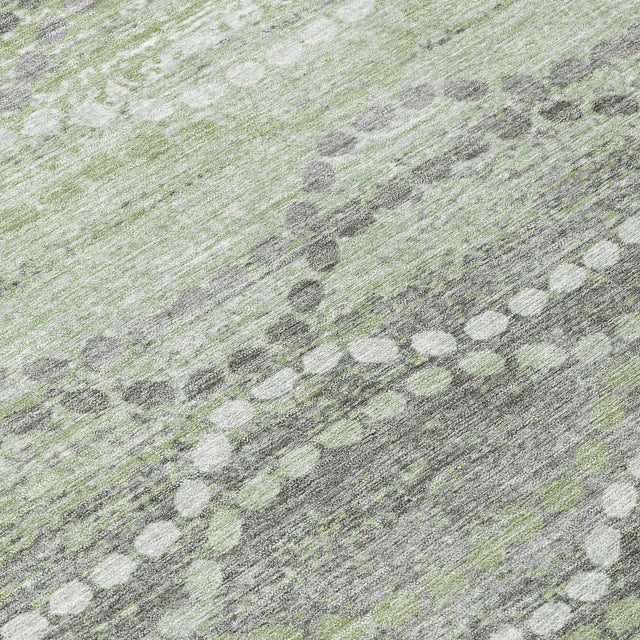 Addison Chantille ACN2030 Gradient Machine Made Transitional Green Rug