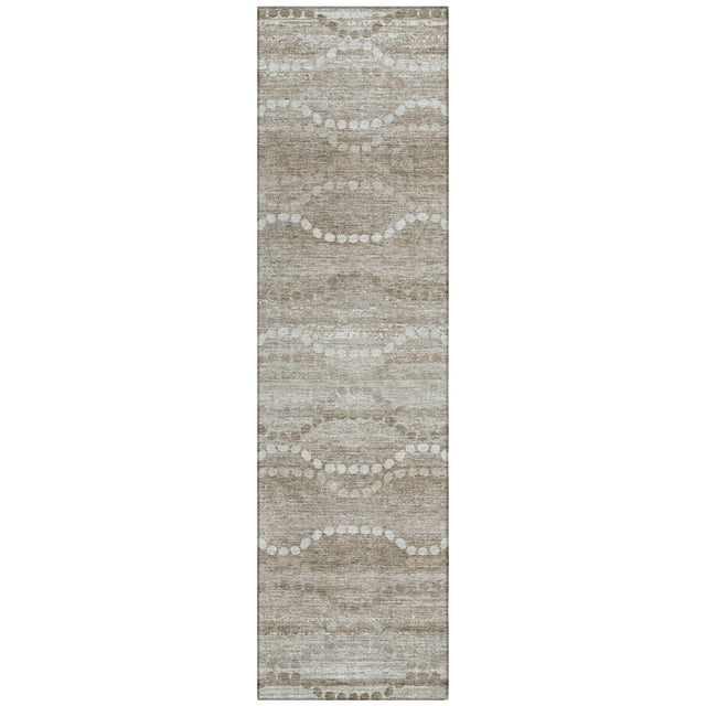 Addison Chantille ACN2030 Gradient Machine Made Transitional Khaki Rug