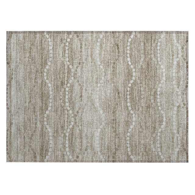 Addison Chantille ACN2030 Gradient Machine Made Transitional Khaki Rug