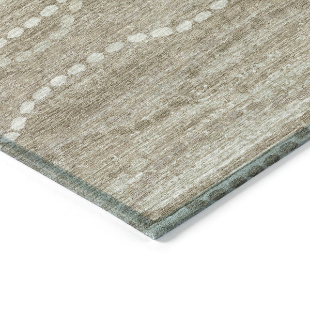 Addison Chantille ACN2030 Gradient Machine Made Transitional Khaki Rug