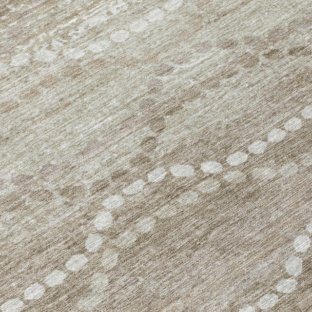 Addison Chantille ACN2030 Gradient Machine Made Transitional Khaki Rug