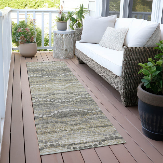 Addison Chantille ACN2030 Gradient Machine Made Transitional Pewter Rug