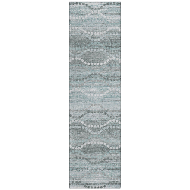Addison Chantille ACN2030 Gradient Machine Made Transitional Teal Rug
