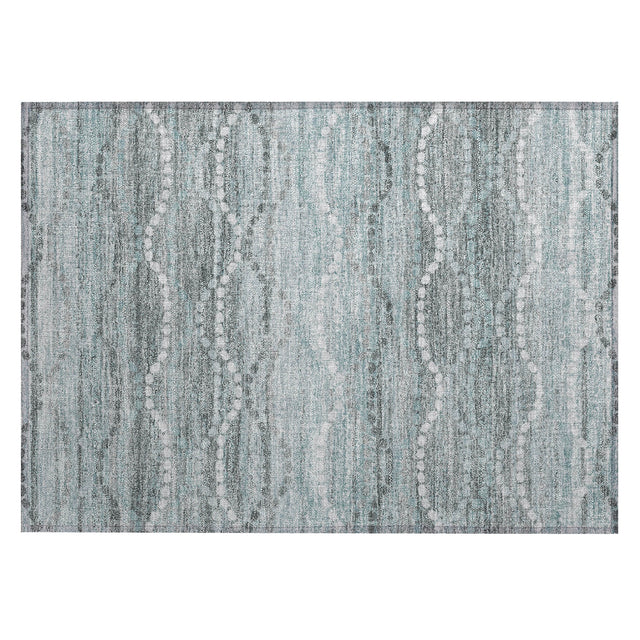 Addison Chantille ACN2030 Gradient Machine Made Transitional Teal Rug