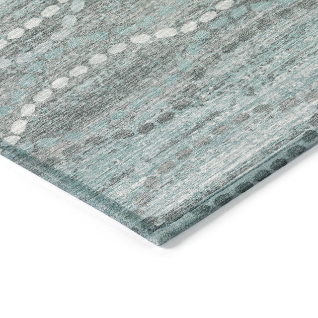 Addison Chantille ACN2030 Gradient Machine Made Transitional Teal Rug