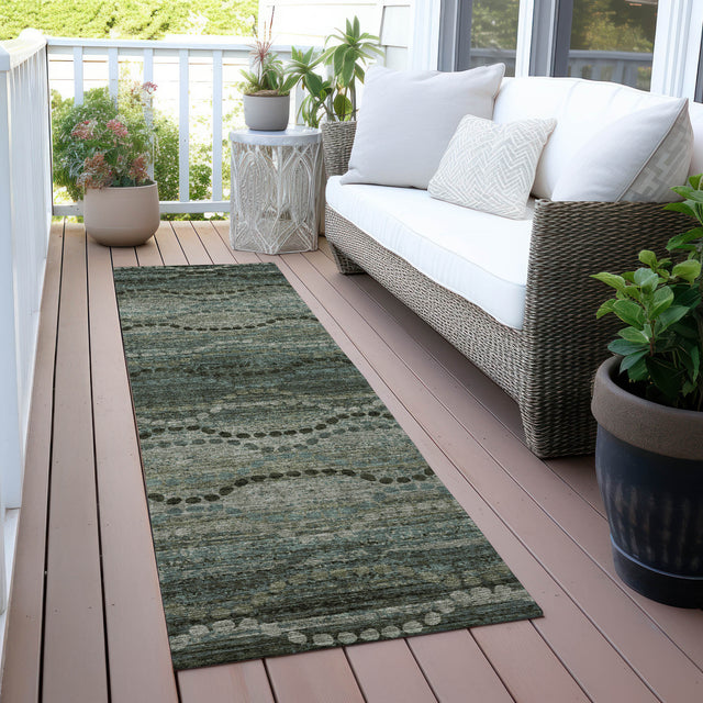 Addison Chantille ACN2031 Gradient Machine Made Transitional Aloe Rug