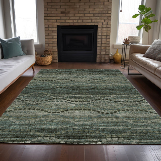 Addison Chantille ACN2031 Gradient Machine Made Transitional Aloe Rug