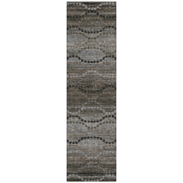 Addison Chantille ACN2031 Gradient Machine Made Transitional Chocolate Rug