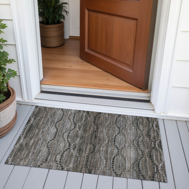 Addison Chantille ACN2031 Gradient Machine Made Transitional Chocolate Rug