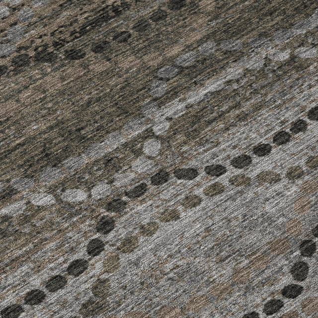 Addison Chantille ACN2031 Gradient Machine Made Transitional Chocolate Rug