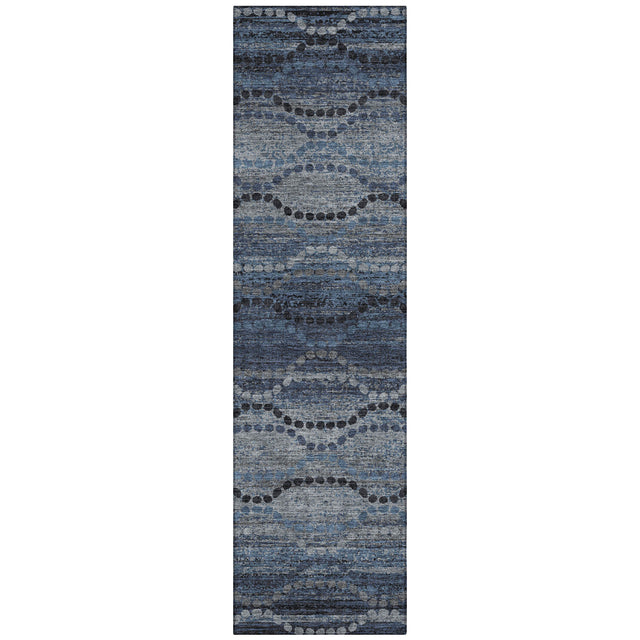 Addison Chantille ACN2031 Gradient Machine Made Transitional Navy Rug