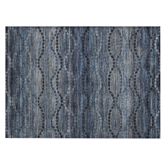 Addison Chantille ACN2031 Gradient Machine Made Transitional Navy Rug