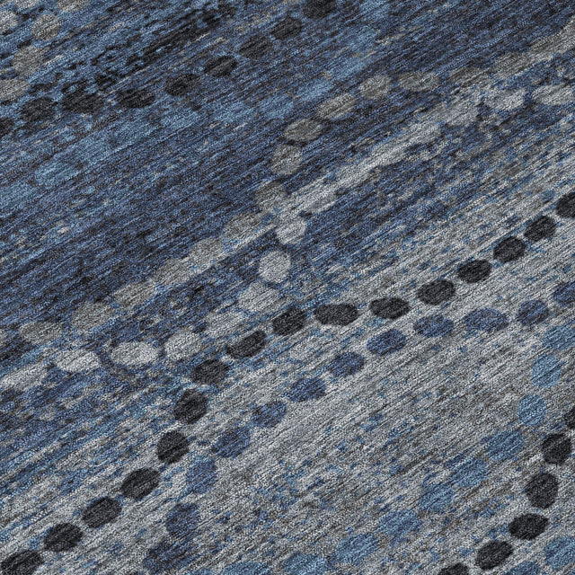 Addison Chantille ACN2031 Gradient Machine Made Transitional Navy Rug