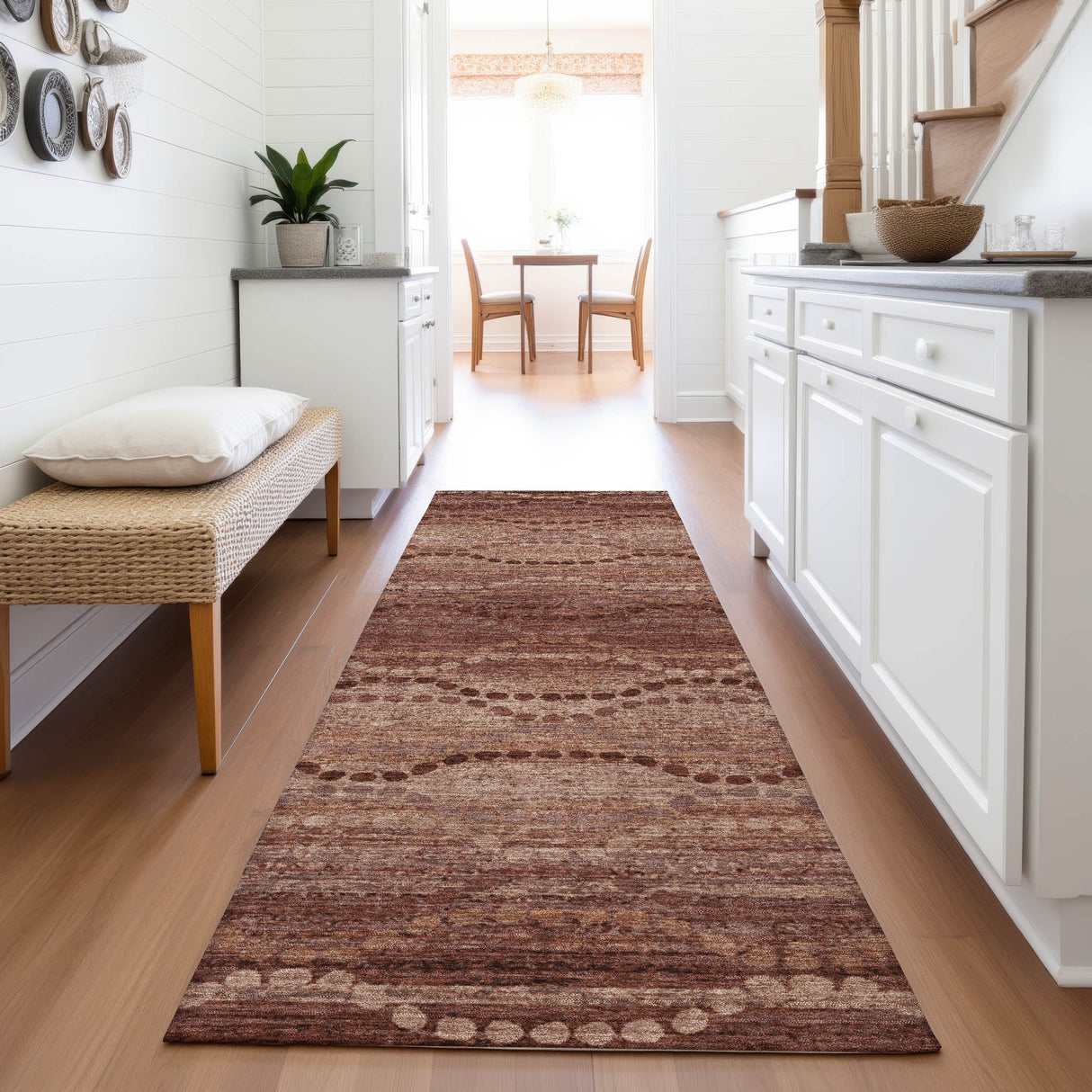 Addison Chantille ACN2031 Gradient Machine Made Transitional Paprika Rug