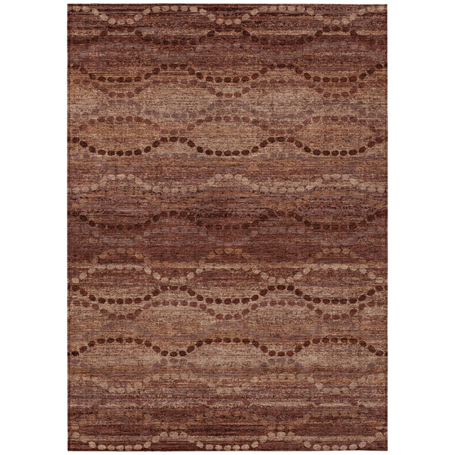 Addison Chantille ACN2031 Gradient Machine Made Transitional Paprika Rug