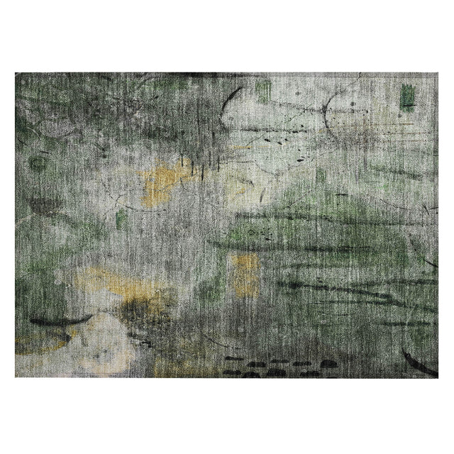 Addison Chantille ACN2032 Abstract Machine Made Transitional Pewter Rug