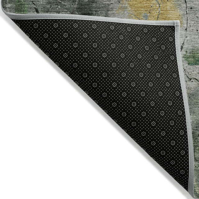 Addison Chantille ACN2032 Abstract Machine Made Transitional Pewter Rug