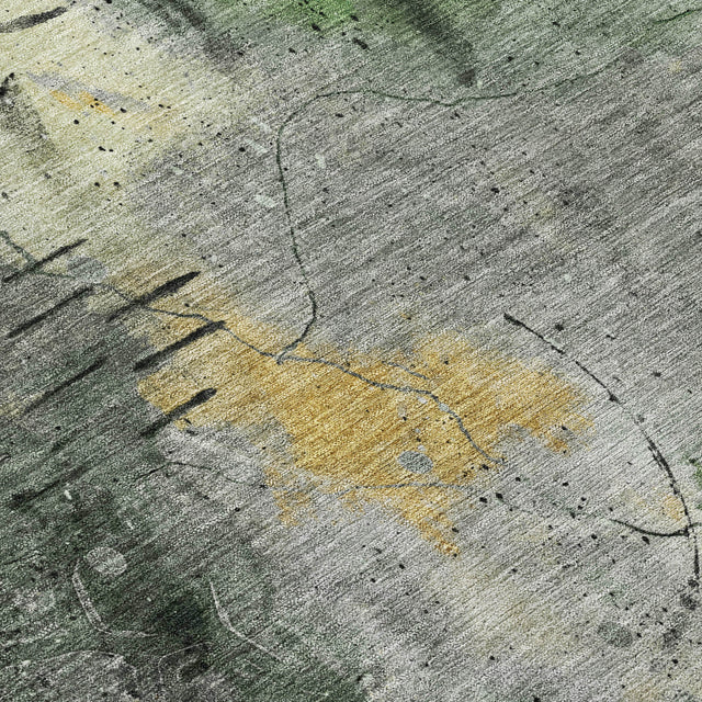 Addison Chantille ACN2032 Abstract Machine Made Transitional Pewter Rug