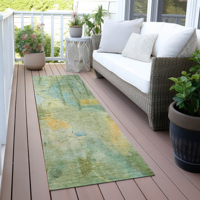 Addison Chantille ACN2032 Abstract Machine Made Transitional Sage Rug