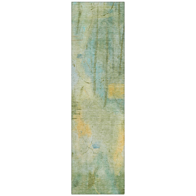 Addison Chantille ACN2032 Abstract Machine Made Transitional Sage Rug