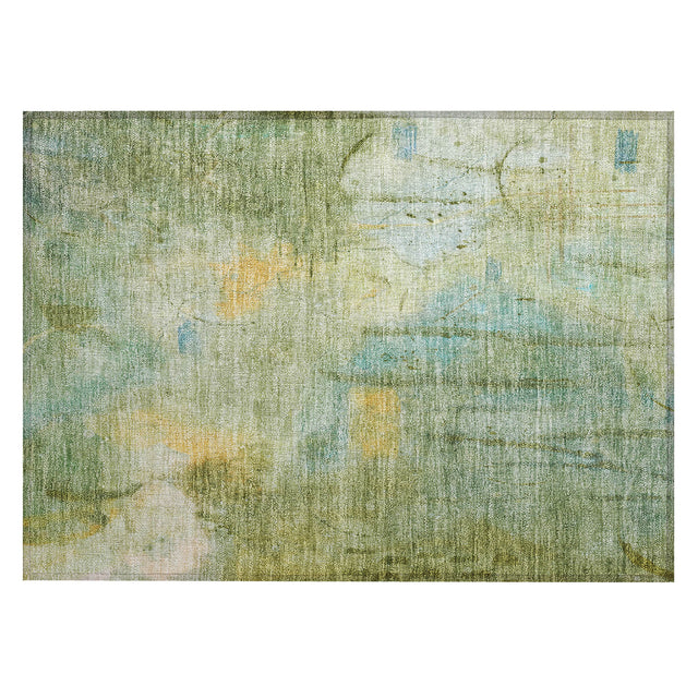 Addison Chantille ACN2032 Abstract Machine Made Transitional Sage Rug