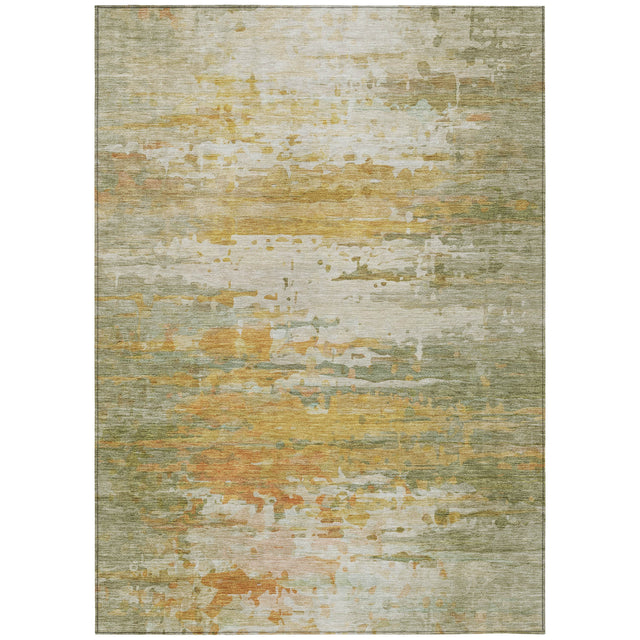 Addison Chantille ACN2034 Abstract Machine Made Transitional Aloe Rug