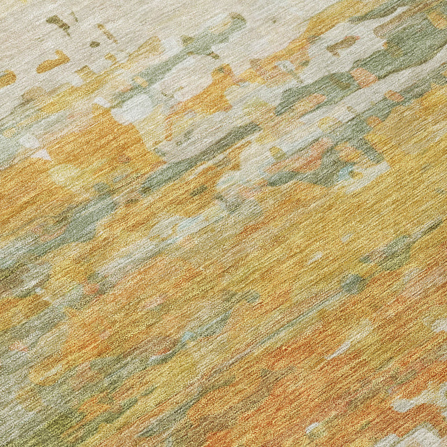 Addison Chantille ACN2034 Abstract Machine Made Transitional Aloe Rug