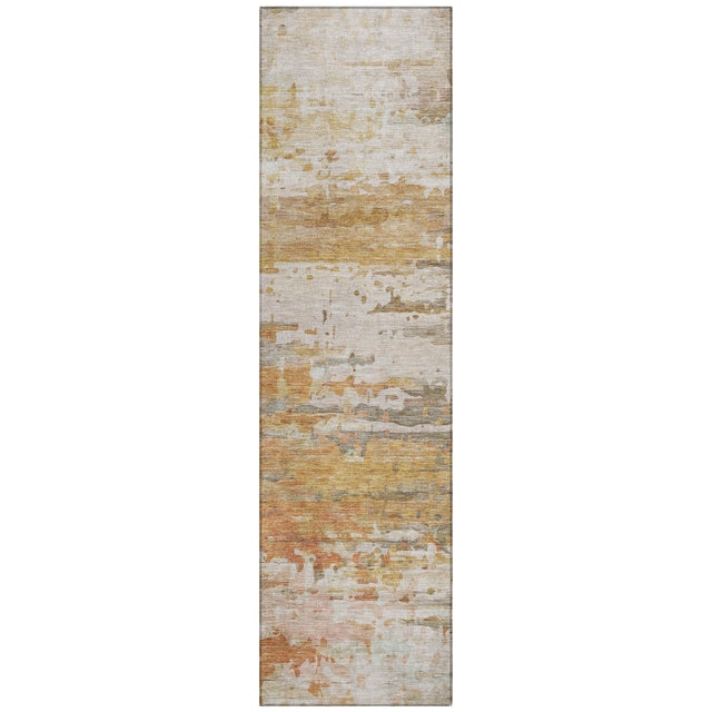 Addison Chantille ACN2034 Abstract Machine Made Transitional Khaki Rug