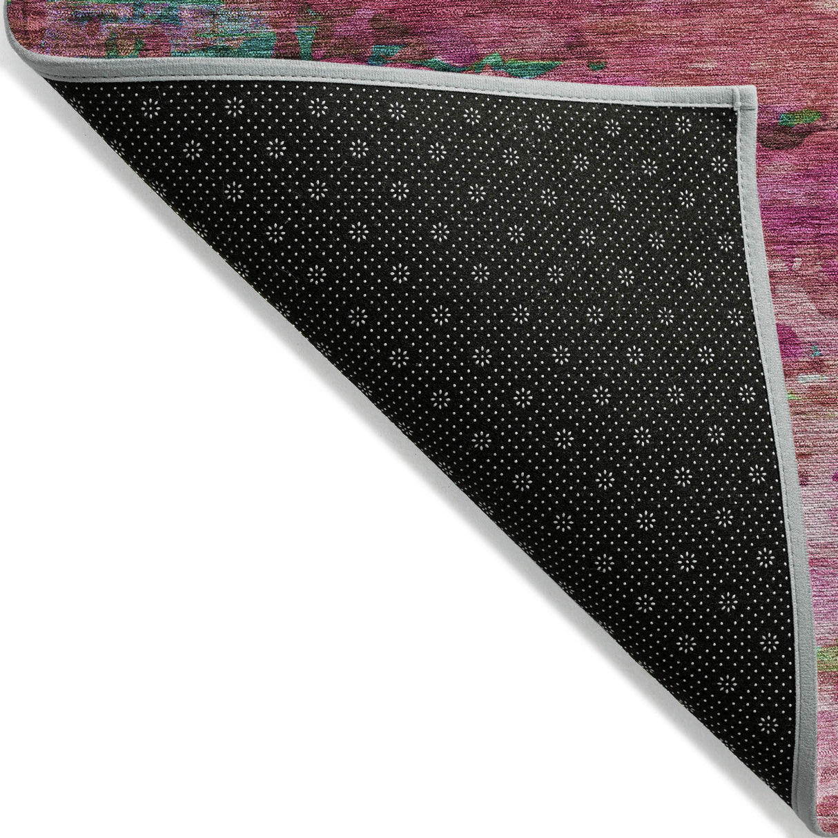Addison Chantille ACN2035 Abstract Machine Made Transitional Pink Rug
