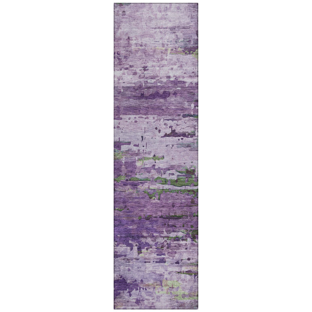 Addison Chantille ACN2035 Abstract Machine Made Transitional Purple Rug