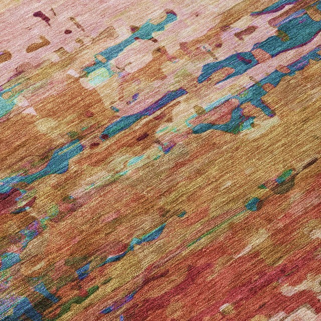 Addison Chantille ACN2035 Abstract Machine Made Transitional Sage Rug