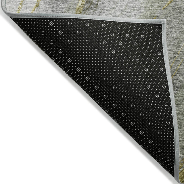 Addison Chantille ACN2036 Swirls Machine Made Transitional Aloe Rug