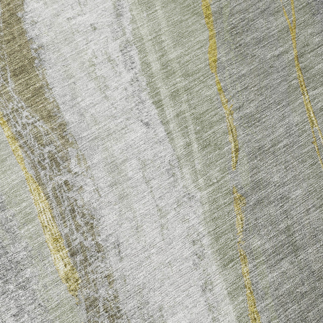 Addison Chantille ACN2036 Swirls Machine Made Transitional Aloe Rug