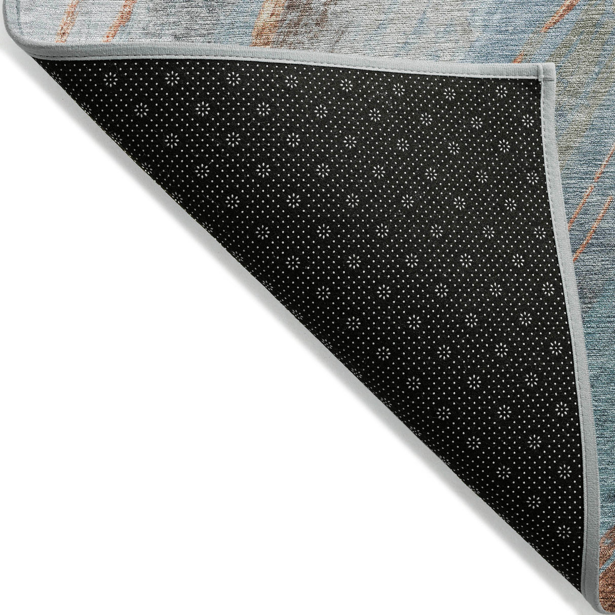 Addison Chantille ACN2036 Swirls Machine Made Transitional Blue Rug