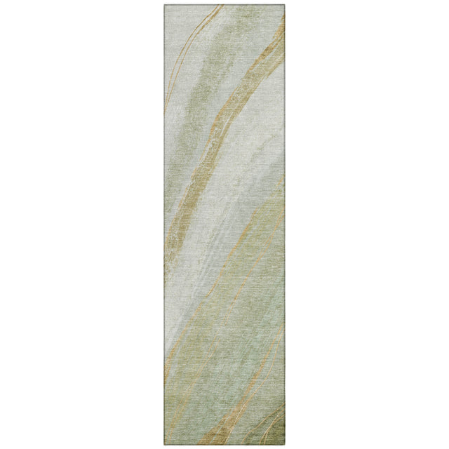 Addison Chantille ACN2036 Swirls Machine Made Transitional Sage Rug