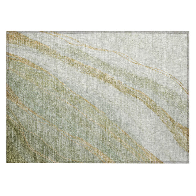 Addison Chantille ACN2036 Swirls Machine Made Transitional Sage Rug