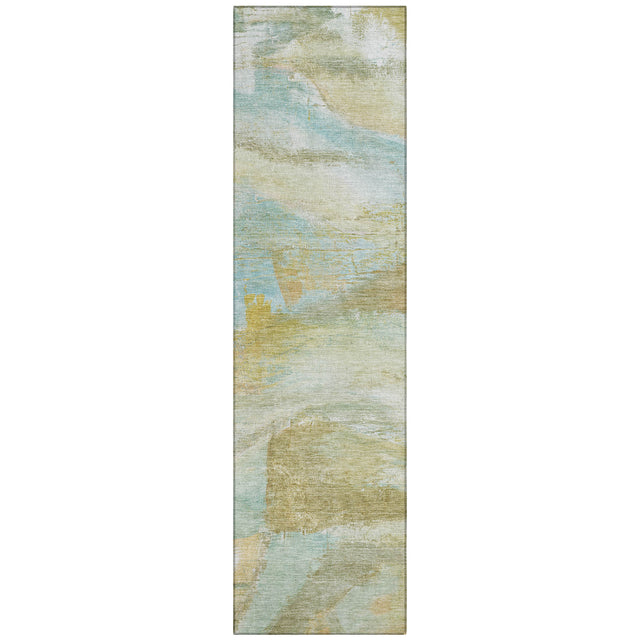 Addison Chantille ACN2039 Abstract Machine Made Transitional Beige Rug