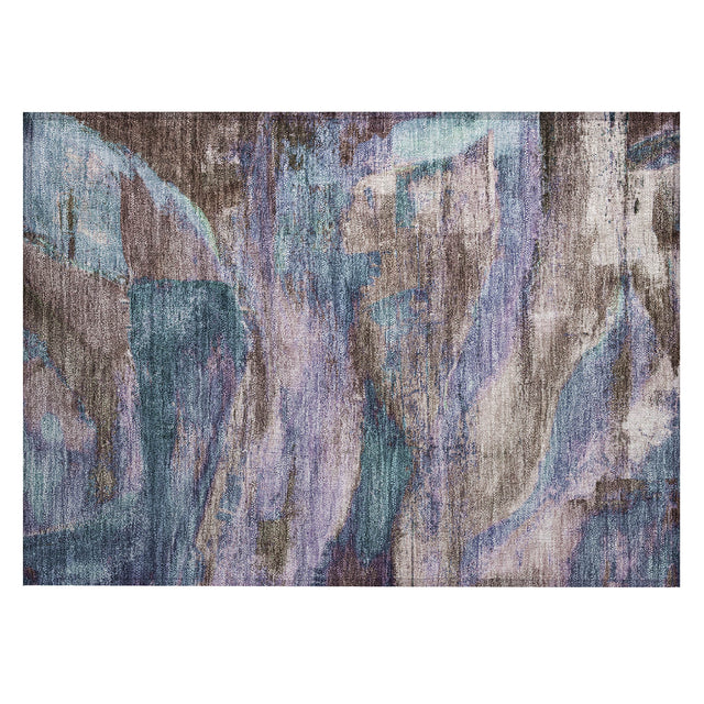 Addison Chantille ACN2040 Abstract Machine Made Transitional Mocha Rug