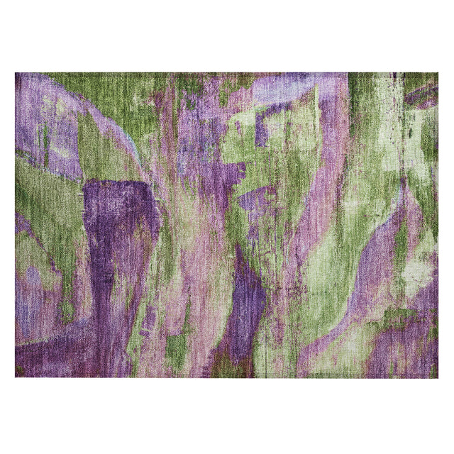 Addison Chantille ACN2040 Abstract Machine Made Transitional Purple Rug