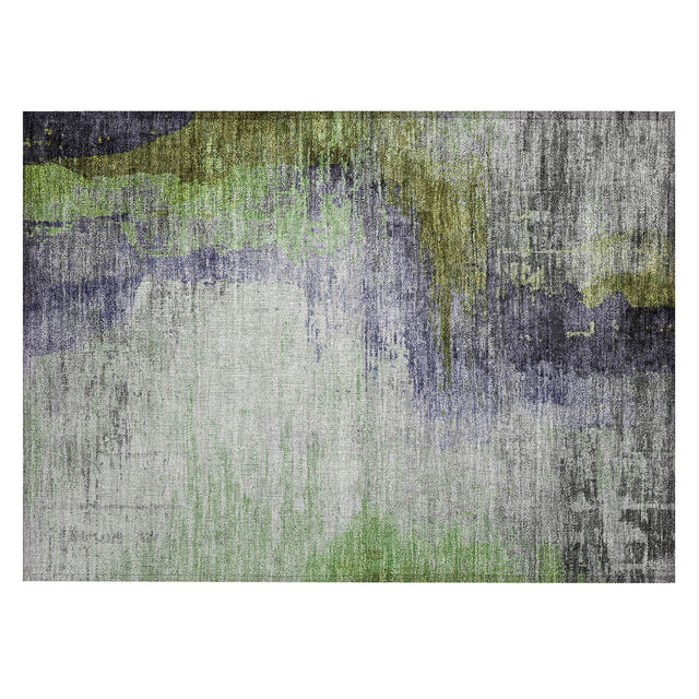 Addison Chantille ACN2041 Abstract Machine Made Transitional Plum Rug