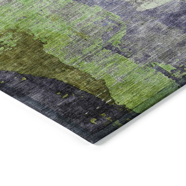 Addison Chantille ACN2041 Abstract Machine Made Transitional Plum Rug